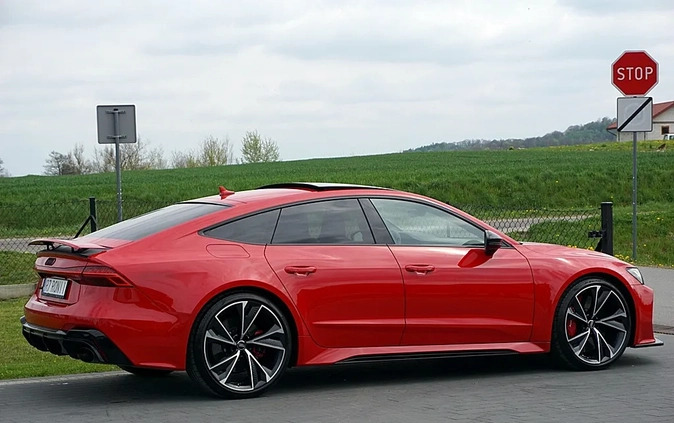 Audi RS7 cena 549000 przebieg: 39800, rok produkcji 2020 z Dynów małe 781